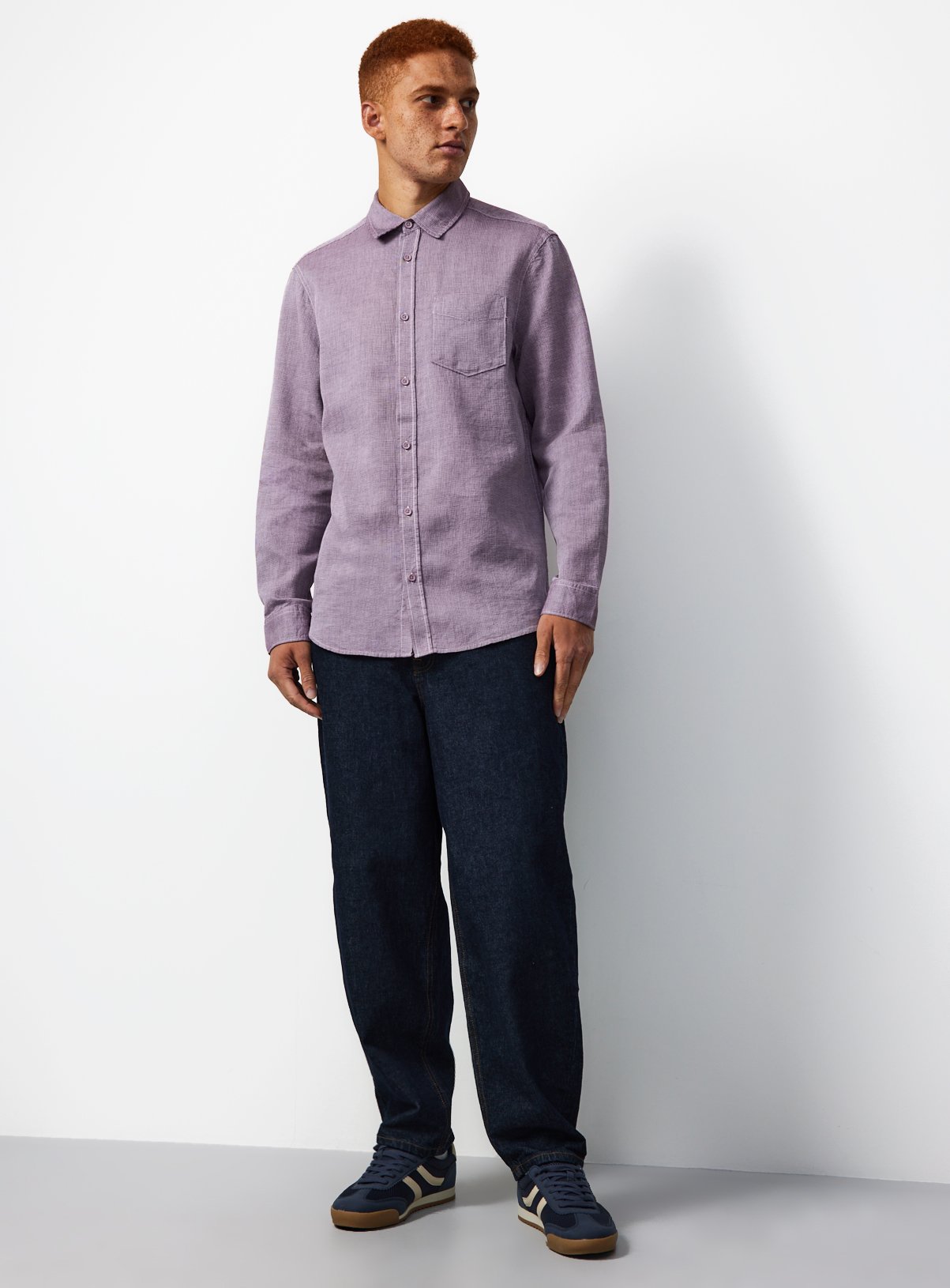 Dark Red Cotton Smart Shirt XXXL - Image 2 thumbnail
